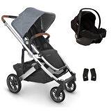 Uppababy Cruz V2 Cosmo Travel Sistem Bebek Arabası Gregory - Black