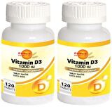 D Vitamini 1000 IU 2x120 Tablet