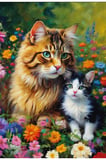 Ks Games Puzzle 300 Parça Cats Family 19257