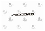 YAZI ACCORD 03-07 ARKA (ACCORD YAZISI)