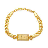 İmitasyon Altın Kaplama Figaro Desenli Külçe Bileklik BLK-1157