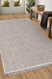 Ecolle Modern Halı | Dayanıklı, Yumuşak Dokulu, Dokuma Taban, Tozumaz Bej-160 x 230