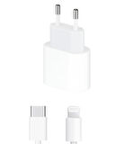 MobiLX M-20 20W iPhone 8–14 Pro Max Uyumlu Hızlı Şarj Adaptörü + USB-C to Lightning Kablo