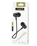 MobiLX ME-03 Beyaz Kablolu Kulak İçi Kulaklık – Aux Girişli, Extra Bass, Tüm Telefon ve Cihazlarla Uyumlu