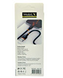 MobiLX MU-08 2.4A Silikon USB to Lightning Hızlı Şarj ve Data Kablosu (1m)