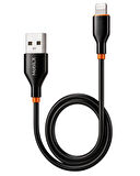 MobiLX MU-08 2.4A Silikon USB to Lightning Hızlı Şarj ve Data Kablosu (1m)