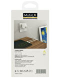 MobiLX 38W Hızlı Şarj Başlığı – PD20W + QC18W Çift Çıkışlı