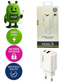 MobiLX 38W Hızlı Şarj Başlığı – PD20W + QC18W | Model: M-06