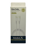 MobiLX 60W Type-C to Type-C Hızlı Şarj Kablosu – Örgülü Yapı | Model: MU-09