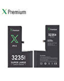 Xpremium iPhone X Batarya Pil Süper Yüksek Kapasiteli Güçlendirilmiş 3235 mAh