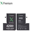 Xpremium iPhone 12 Pro Max Batarya Pil Süper Yüksek Kapasiteli Güçlendirilmiş 4200 mAh