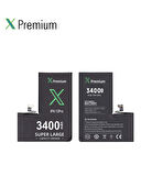 Xpremium iPhone 13 Pro Batarya Pil Süper Yüksek Kapasiteli Güçlendirilmiş 3400 mAh