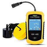 Valkyrie LCD Renkli Ekran Taşınabilir Kablolu Balık Bulucu 100 M nlik Aralığı Sonar Yankı Iskandil Balık Bulucu