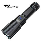 Valkyrie Şarjlı LED El Feneri 3 Mod Zoom Dijital Göstergeli Type-C Hızlı Şarj 
