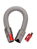 Valkyrie Uzatma Hortumu & Tetik Kilidi – Dyson V7-V15 Uyumlu (20.5″ → 63″ Esnek Tasarım)
