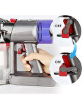 Valkyrie Uzatma Hortumu & Tetik Kilidi – Dyson V7-V15 Uyumlu (20.5″ → 63″ Esnek Tasarım)