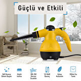 Valkyrie 2500W El Tipi Buharlı Temizleyici – 3 Bar Basınç, 360° Döner Başlık, 9 Parça Aparatlı, Çok Amaçlı Kullanım