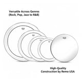 Remo Encore 10+12+14+14S+22 İnç Davul Derisi Seti (EN-BA10-PP)