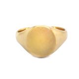 Çelik Yüzük Altın Kaplama Düz Desensiz YZK-437