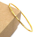 İmitasyon Ajda Bilezik Başak Model Altın Kaplama Çelik BLZ-3095