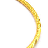 İmitasyon Ajda Bilezik Başak Model Altın Kaplama Çelik BLZ-3095