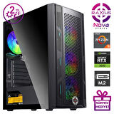 RaXius Nova G1 R5 3050-56A006 Ryzen5 5600 32GB 2TBSSD RTX3050 8 GB FreeDOS Gaming Masaüstü Bilgisayar