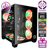 RaXius Zenith Z1 R5 3050-56A012 Ryzen5 5600 32GB 512SSD RTX3050 8 GB W11P Gaming Masaüstü Bilgisayar