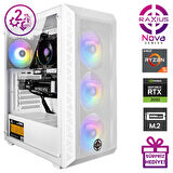 RaXius Nova G2 R5 3050-56A011 Ryzen5 5600 32GB 512SSD RTX3050 8 GB W11P Gaming Masaüstü Bilgisayar