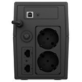 TESCOM LEO 800VA 5/10 dk (1x12v 9AH Akü) Line Interactive UPS
