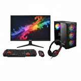 RaXius SunCom Gaming SG1-154-S001 Ryzen5 5500 16GB 512SSD RX580 19" FreeDOS Masaüstü Bilgisayar