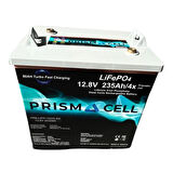 Prismacell LIFEPO4 Akü 235ah 12.8 Volt Turbo FAST CHARGING Karavan, Marin, Solar Yaşam Aküsü