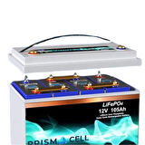 Prismacell Lifepo4 Akü 105ah 12.8 Volt TURBO FAST CHARGING Karavan, Marin, Solar Yaşam Aküsü