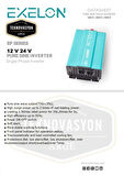 Teknovayon Arge Exelon 24 V 3000W TamSinüs inverter