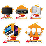 Mini Bağ Evi Solar Paketi 1200w Inverter 170w Güneş Paneli Paket 2
