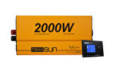 Mexxsun 12V Volt - 2000W Watt Ats Ups Şarjlı Tam Sınüs Inverter ( Ekranlı )