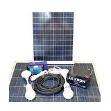 25 Watt Güneş Paneli Aydınlatma Paketi Solar Paket