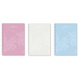 Faber-Castell Defter Spiralli Plastik Kapak Genz Defter 100 Y Kareli (3 Lü Paket) 5075000528000