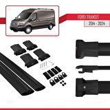 Ford Transit 2014 ve Sonrası ile Uyumlu FLY Model Ara Atkı Tavan Barı Siyah 2 Adet