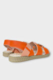 Kadın Önü ve Arkası Açık Yazlık Sandalet TURUNCU