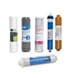 Sulook Açık Kasa Su Arıtma Cihazlarına Uyumlu 6'lı Filtre Seti Vontron Membranlı