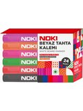 Noki Beyaz Tahta Kalemi 24 Lü Karışık Renk Pet