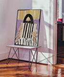 Çerçevesiz Poster Çizgili Düşünceler Serisi