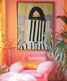 Çerçevesiz Poster Çizgili Düşünceler Serisi