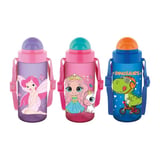 Noki Kids Su Matarası (Suluk) Tritan Pipetli Kapak 500 Ml (Karışık Renk 1 Adet)