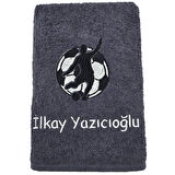 İsimli Futbol Temalı Antreman Havlusu 50x90 cm