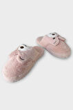 Kadın Kışlık Sevimli Panda Figürlü Kaydırmaz Taban Ev Terliği Panduf PUDRA