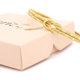 Altın Kaplama İmitasyon Lazer Kesim Aşk Düğümü Bileklik BLZ-650