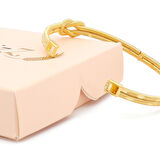 Altın Kaplama İmitasyon Lazer Kesim Aşk Düğümü Bileklik BLZ-650