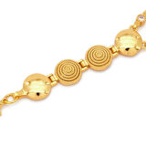 Altın Kaplama İmitasyon Desenli Yarım Altınlı Bileklik BLK-1191