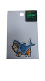 Ekstrafix Yapışkanlı Sudan Etkilenmeyen Sticker The Sticker Story Köpek Balığı Tss0172 (1 Adet)